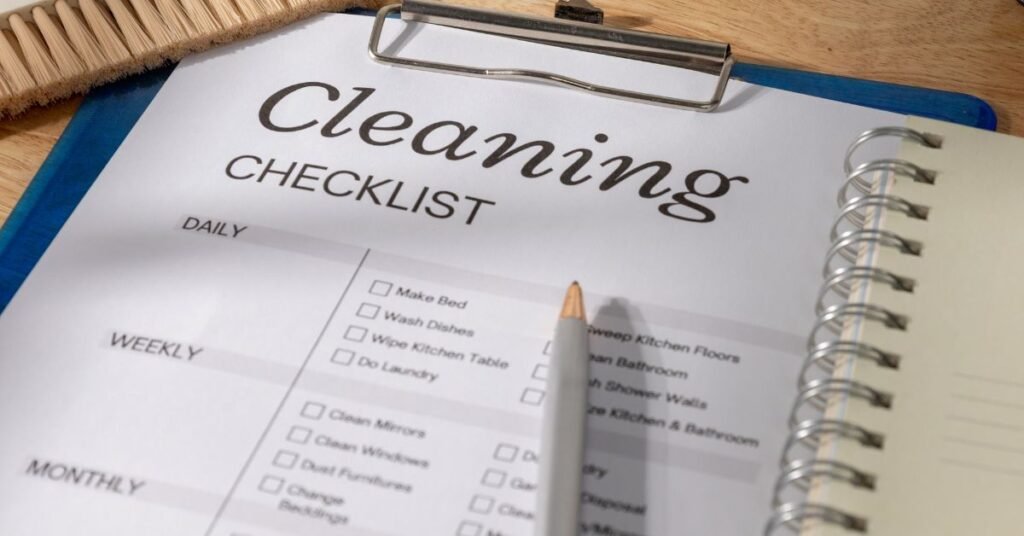 apartment cleaning checklist Toronto
