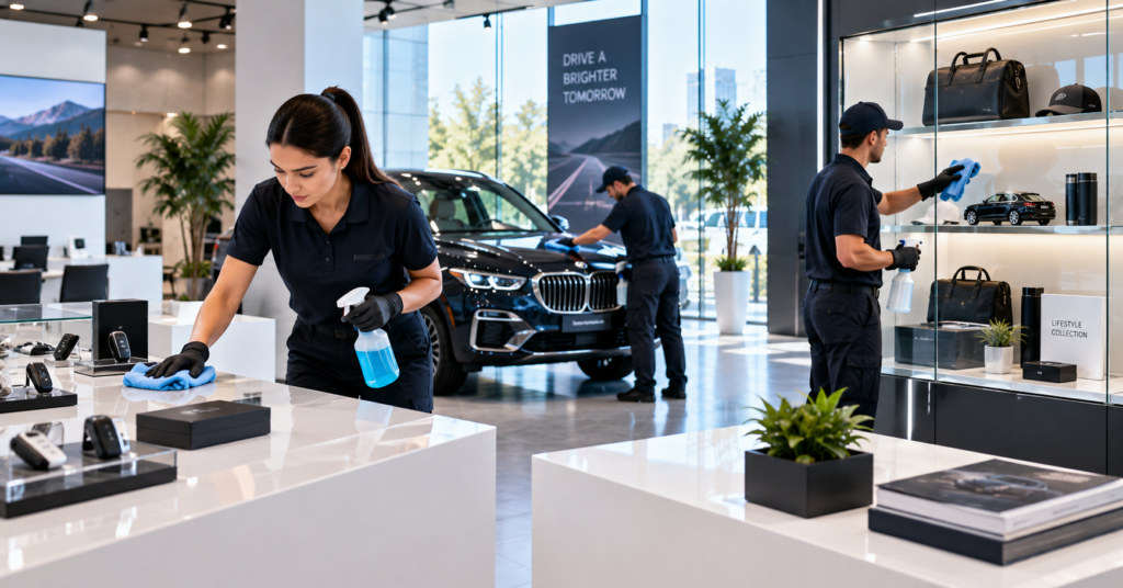 Showroom Cleaning Toronto Display, Glass and Floor Care Guide