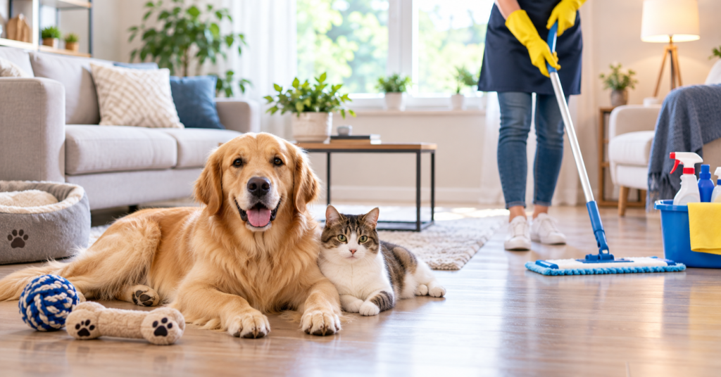 Pet-friendly cleaning services Toronto for homes with dogs and cats 