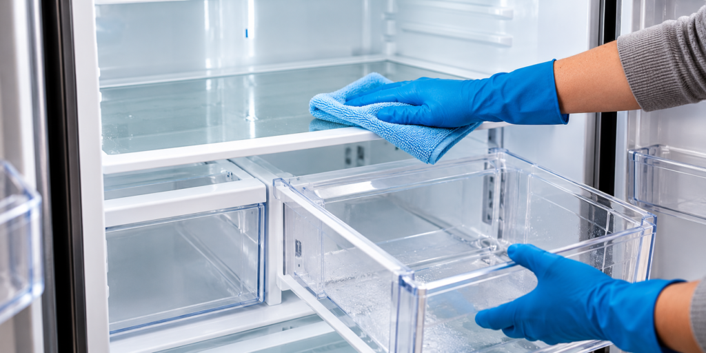 how to deep clean a refrigerator